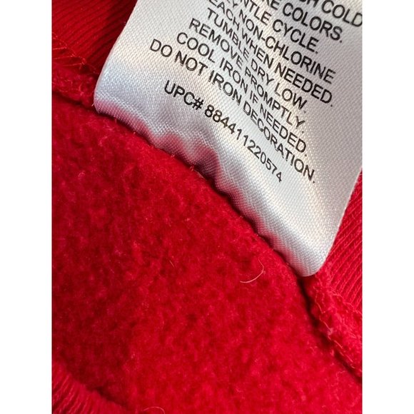 Looney Tunes Sweatshirt Pullover Red XXL 2XL 2X 19 Red Vintage Double Sided - Picture 7 of 11